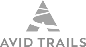 The logo for avid trails in New Braunfels, Texas showcasing Mayfair homes.