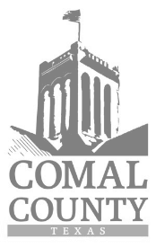 The logo for the county located in New Braunfels, Texas.