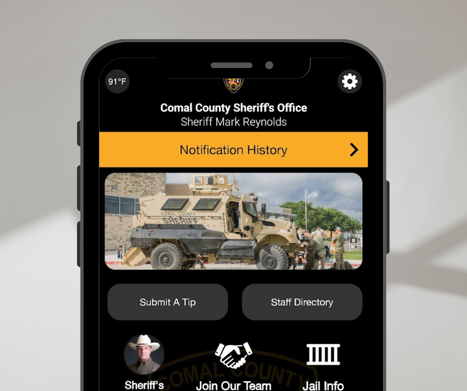 Comal County Sheriff's Office App